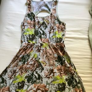 flowered long dress
